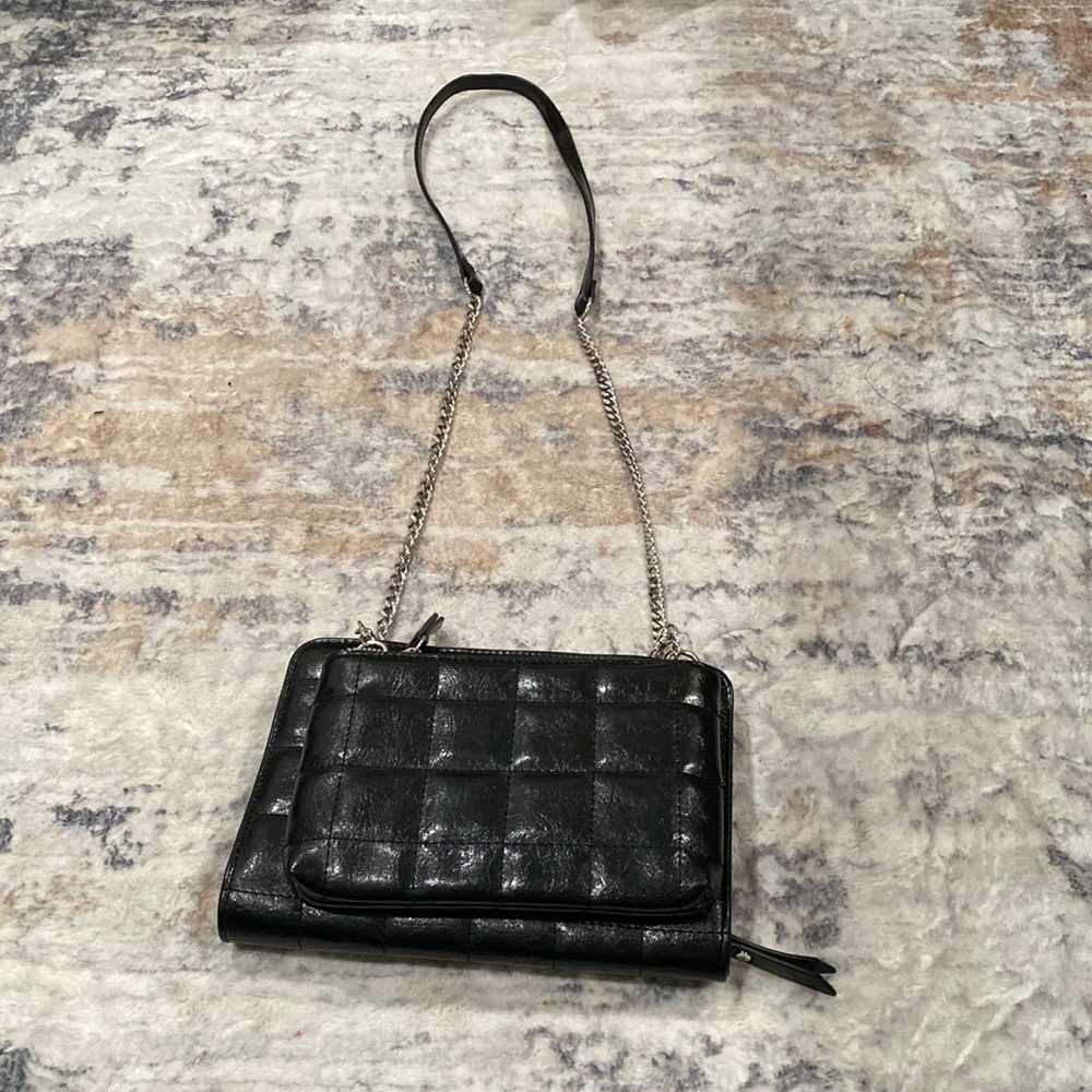 Black Double Purse